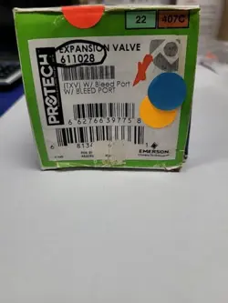 611028 EXPANSION VALVE 61-26019-29 RHEEM / RUUD EMERSON R22