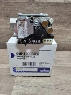 WEAR WHITE RODGERS EMERSON 36G54-238 GOODMAN 0151F00000PS MANIFOLD GAS VALVE