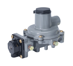 EMERSON-FISHER LP-GAS EQUIPMENT R232A-BBF COMPACT INTEGRAL 2-STAGE REGULATOR,...
