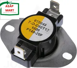 EMERSON THERMOSTATS EMERSON 3F01-140 SNAP DISC FAN CONTROL