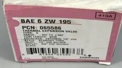 EMERSON BAE 6 ZW 195 THERMAL EXPANSION VALVE UPS SHIPPING