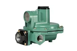 EMERSON-FISHER LP-GAS EQUIPMENT R642-DFF 2ND STAGE REGULATOR SIDE OUTLET 9-13...