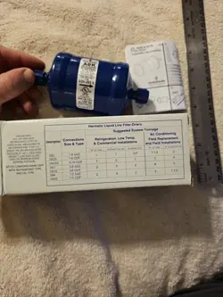 NEW EMERSON ADK-083S DRI-KLEANER REFRIGERANT FILTER DRIER 83-22755-12 NIB W/INST