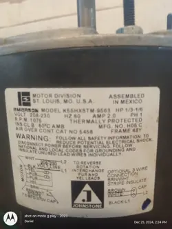 GENUINE 1/3-1/6 HP