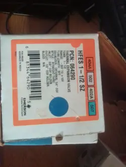EMERSON HFE 1 RZ PCN: 064290 THERMAL EXPANSION VALVE