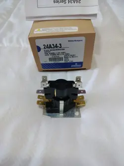 EMERSON 24A34-3 ELECTRIC HEAT/FAN SEQUENCER, 2 SWITCHES, DPST