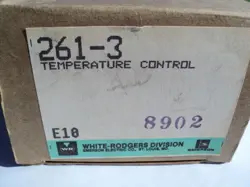 WHITE-RODGERS EMERSON 261-3 TEMPERATURE CONTROL ADJUSTABLE THERMOSTAT 55-103F