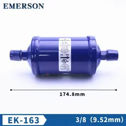 EMERSON LIQUID LINE FILTER DRIER EK-163 SCREW 10MM COOLANT DRYING FILTER