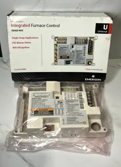EMERSON WHITE RODGERS INTEGRATED FURNACE CONTROL SINGLE STAGE 50A65-843