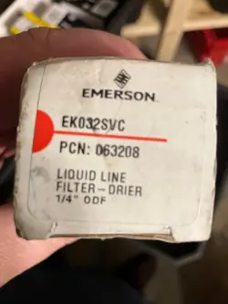 EMERSON EK032SVC LIQUID LINE FILTER DRIER  1/4