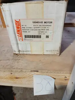 NEW EMERSON K48HXGCK-4210 FAN MOTOR LENNOX 100483-02 1/5 HP 208-230 V 