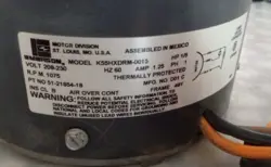RHEEM 51-21854-18 CONDENSER FAN MOTOR EMERSON K55HXDRM-0015 1/5 HP  USED 4B=77