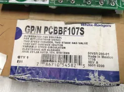 NOS EMERSON GP/N PCBBF107S OEM CONTROL CIRCUIT BOARD WHITE RODGERS 2 STAGE 24V