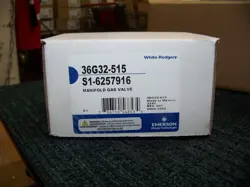 EMERSON WHITE-RODGERS MANIFOLD GAS VALVE 36G32-515 NEW