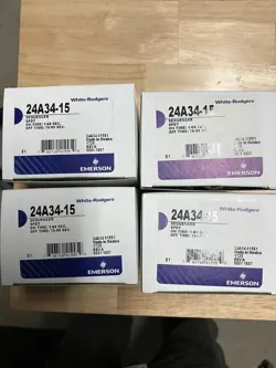 EMERSON WHITE-RODGERS 24A34-15 FAN/HEAT PUMP SEQUENCER  (4  COUNT)
