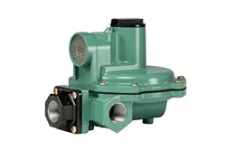 EMERSON-FISHER LP-GAS EQUIPMENT R642-DFF 2ND STAGE REGULATOR SIDE OUTLET 