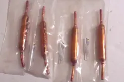 EMERSON FLOW CONTROLS LIQUID LINE SERVICE DRIER COPPER 064023 CU-80 LOT OF 4