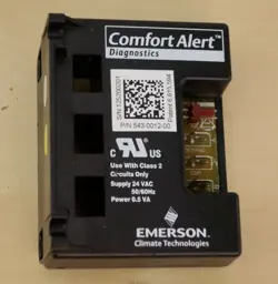 EMERSON COMFORT ALERT ULTRA TECH DIAGNOSTICS 543-0012-00