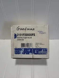 WHITE RODGERS EMERSON 36G54-238 0151F00000PS MANIFOLD GAS VALVE