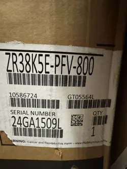 ZR38K5E-PFV-800 ZR38K5EPFV800 COMPRESSOR