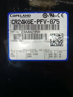 CR24K6E-PFV-875 EMERSON