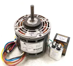 EMERSON K55HXDJM-7081 BLOWER MOTOR 1/3HP 1075RPM/4SPD D340126P02 USED #CME6