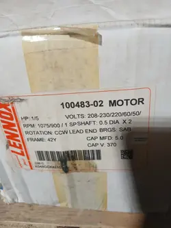 NEW EMERSON K48HXGCK-4210 FAN MOTOR LENNOX 100483-02 