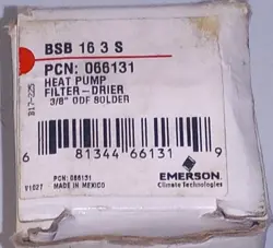 NIB EMERSON HEAT PUMP BSB 16 3 S FILTER DRIER 3/8