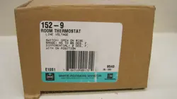 NEW WHITE RODGERS 152-9 LINE VOLTAGE THERMOSTAT 55-85 DEG F OPEN ON RISE