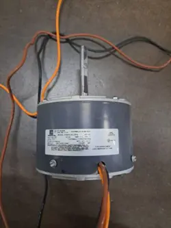 EMERSON FAN MOTOR K55HXJKL-2918 51-21854-02 1/5 HP 208/230V 1075 RPM USED