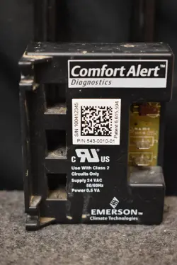 EMERSON COMFORT ALERT DIAGNOSTICS KEY MODULE 543-0010-01