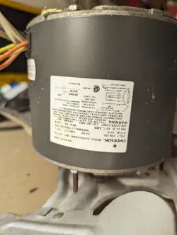 EMERSON KA55HXFTW-1574 CONDENSER FAN MOTOR 208-230V 1140RPM OPTIONAL FAN.