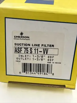 EMERSON ASF 75 S 11-VV, 049184, HERMETIC SUCTION LINE FILTER