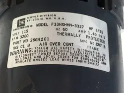 INDUCER BLOWER MOTOR