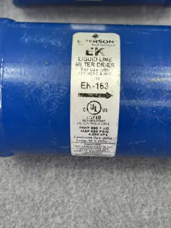 LOT OF 2 EMERSON EK-163 LIQUID LINE FILTER - DRIER NOS FREE SHIPPING!!!!