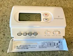 EMERSON 1F80-361 CLASSIC 80 SERIES THERMOSTAT 5-1-1 PROGRAMS CONVENTIONAL PANEL