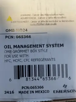 OMB M024 EMERSON OIL LEVEL CONTROL.
