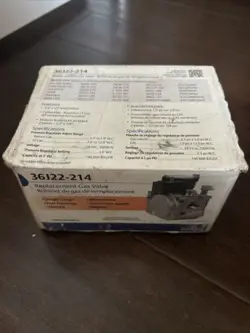 WHITE - RODGERS EMERSON GAS VALVE 36J22-214