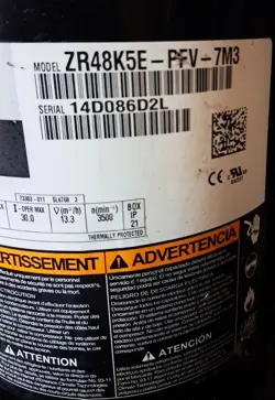 ZR48K5E-PFV-7M3 208-230 PH