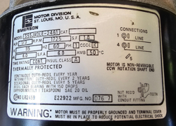 EMERSON MOTOR 1/3