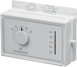 EMERSON 1F56N-444 MECHANICAL HEATING AND COOLING THERMOSTAT