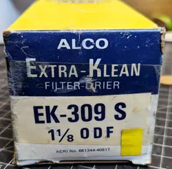ALCO EMERSON EK 309S 1 1/8” ODF LIQUID LINE DRIER NOS [A1]
