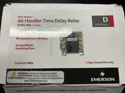 AMERICAN STANDARD TRANE BLOWER MOTOR TIME DELAY RELAY CONTROL EMERSON 57T01-843