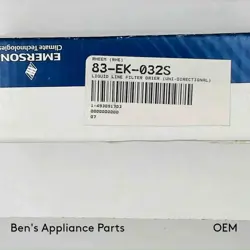 NEW     ONE  EMERSON LIQUID LINE FILTER DRIER EK-032 S       B-0011