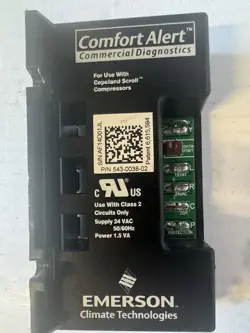 OEM EMERSON COMFORT ALERT 543-0038-02 CONTROL BOARD HVAC USA/FAST SHIPPING