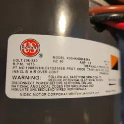 EMERSON CONDENSER FAN