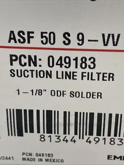 EMERSON SUCTION LINE