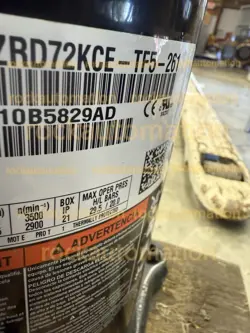 ZRD72KCE-TF5-261 EMERSON SCROLL COMPRESSOR ZRD72KCE-TF5-261 SPOT GOODS#HT