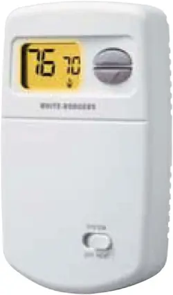 EMERSON 1E78-140 NON-PROGRAMMABLE HEAT ONLY THERMOSTAT FOR SINGLE-STAGE WHITE