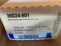 EMERSON WHITE RODGERS 36D24-901 VAL08853 GAS VALVE (NEW)